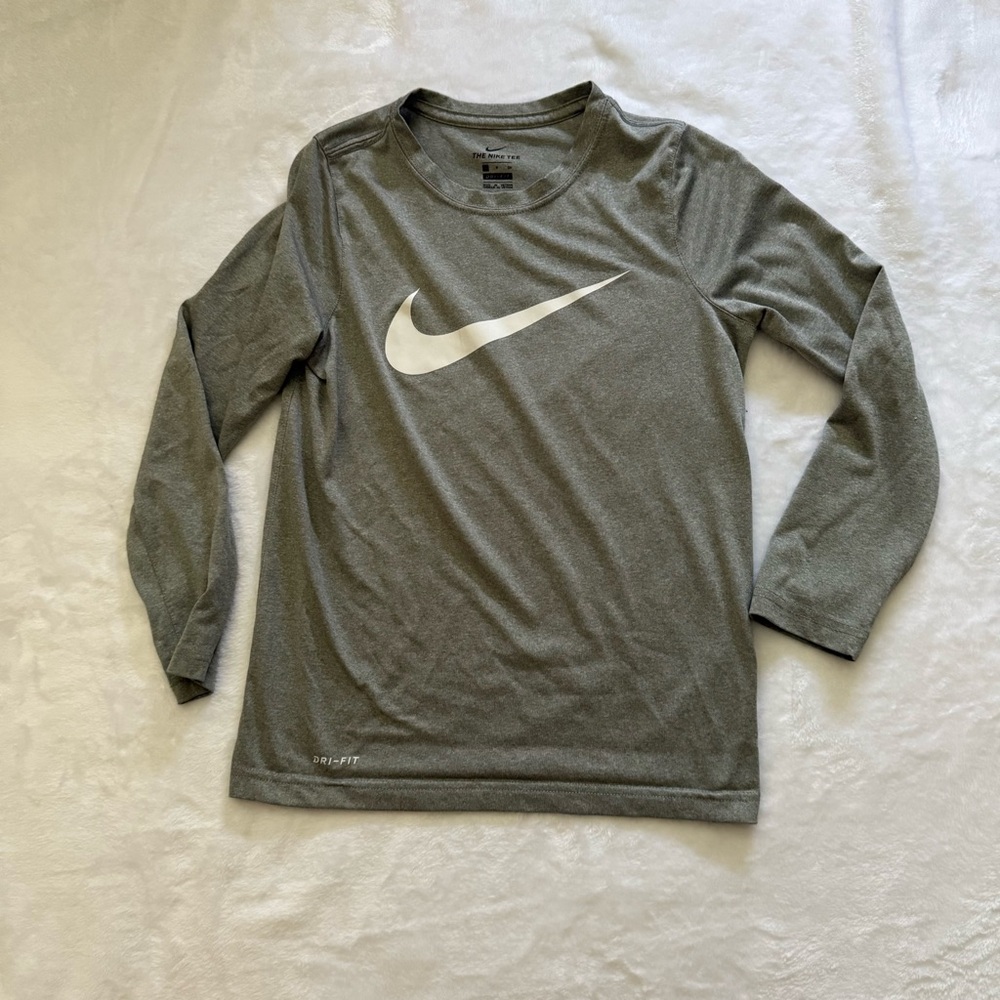 Nike Heather Gray Dri-FIT Tee